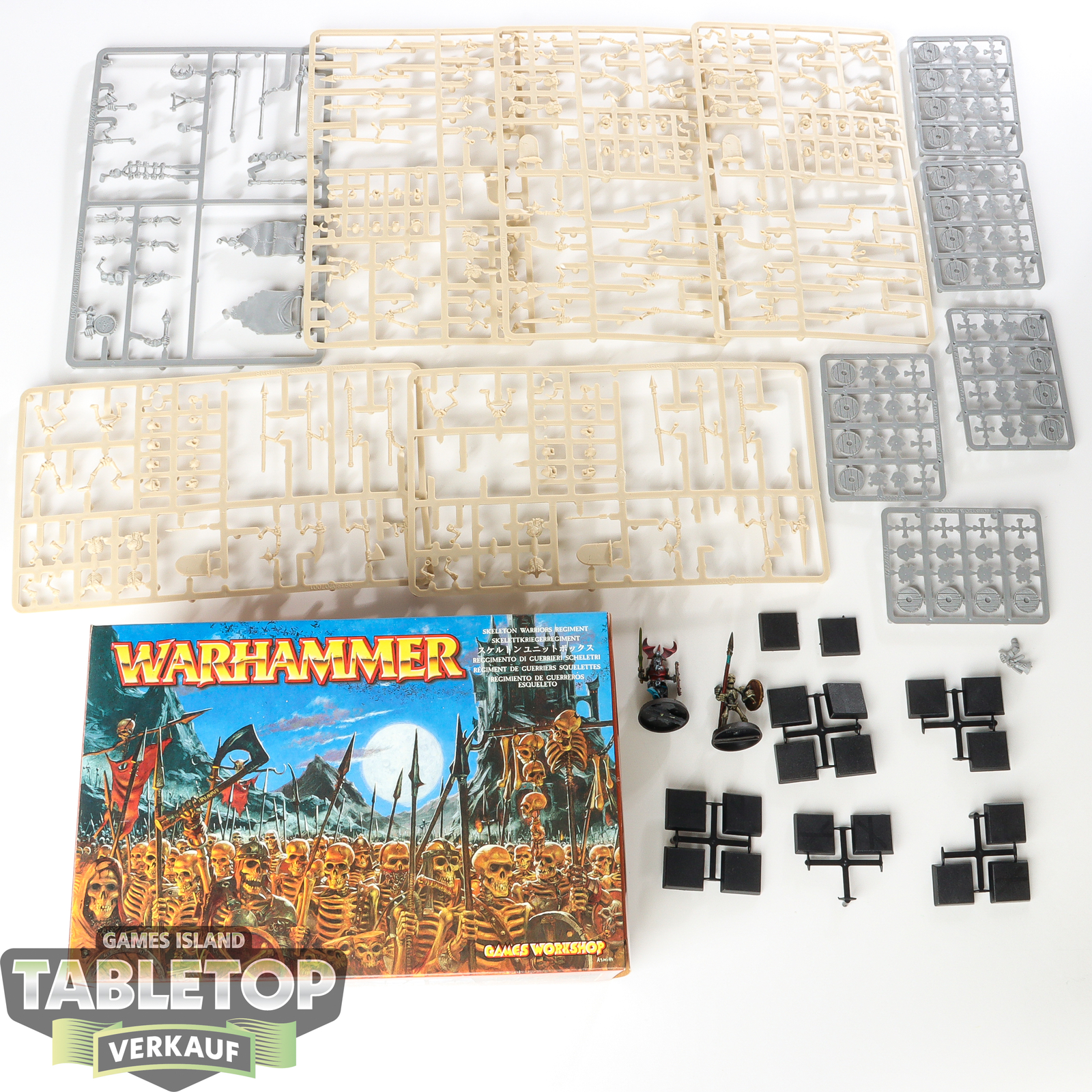 Vampire Counts - Skeleton Warriors Regiment - teilweise bemalt