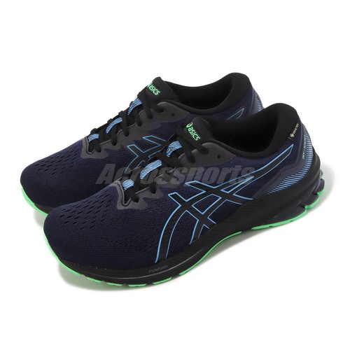 

Мужские кроссовки Asics GT-1000 11 GTX 4E Extra Wide Gore-Tex, черные, темно-синие, для бега 1011B681-401, Серый, Gt-1000 11 Gtx 4e Extra Wide