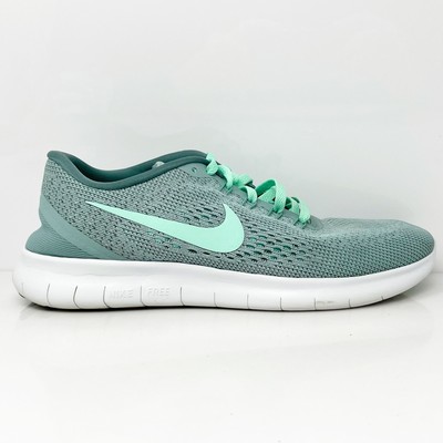 

Nike Womens Free RN 831509-004 Зеленые кроссовки для бега Размер 8,5, Зеленый, Free RN