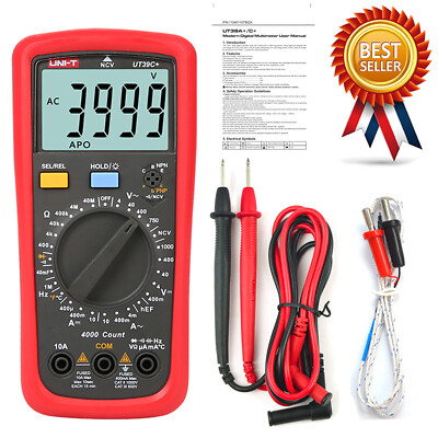 UNI-T UT39C+ Digital Multimeter ,Resistance/Capacitance,hFE #