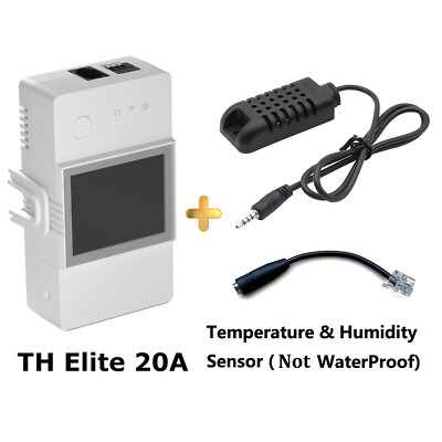 SONOFF TH Elite Smart WiFi Switch LCD Monitoring Temperature and Humidity Sensor