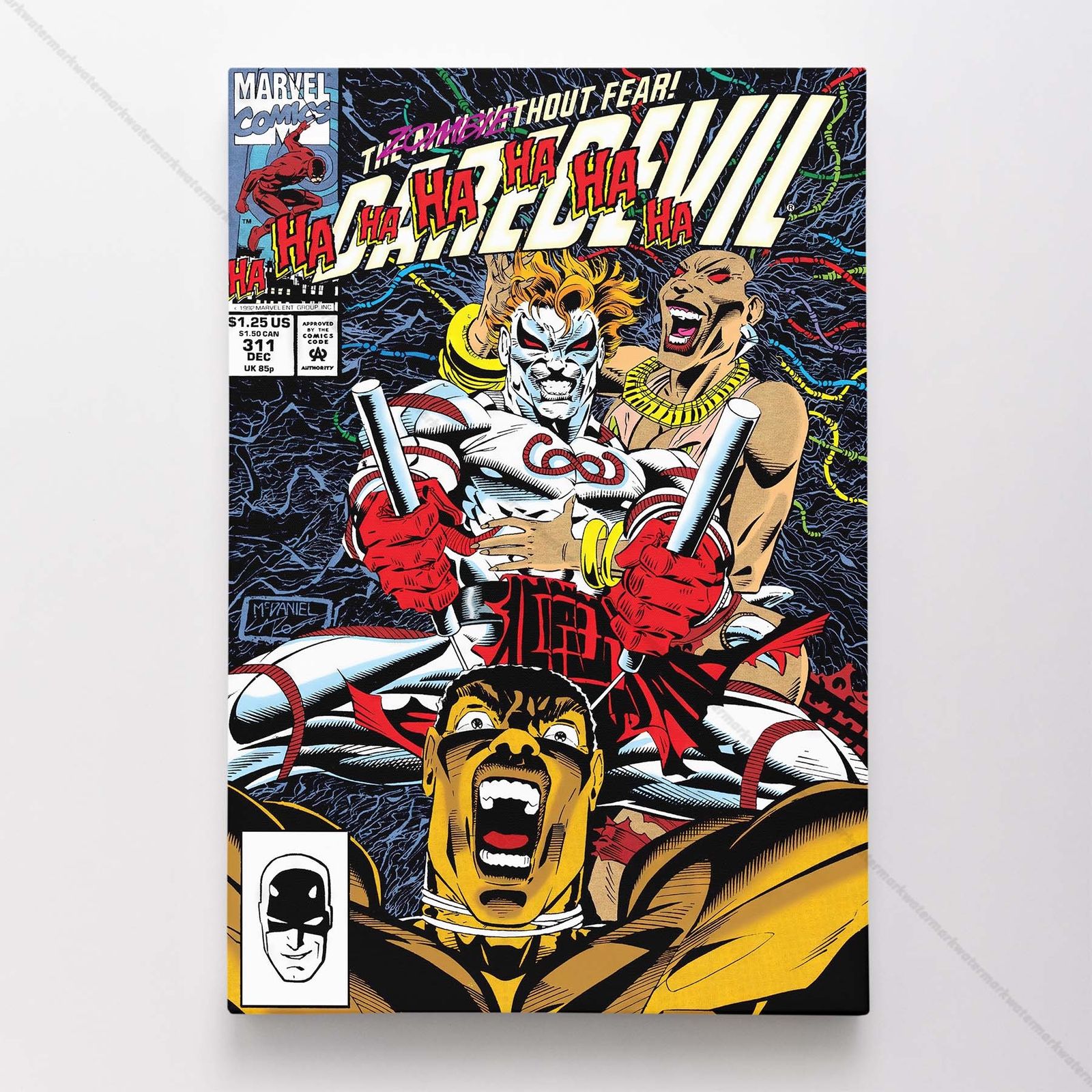 Daredevil Poster Canvas Vol 1 #311 Comic Book Art Print