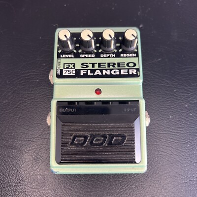 VINTAGE DOD FX-75C STEREO FLANGER EFFECT PEDAL