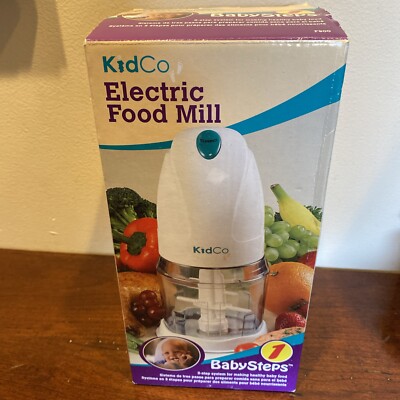 Kidco Baby Steps Basic Natural Feeding System Electric Food Mill NEW!