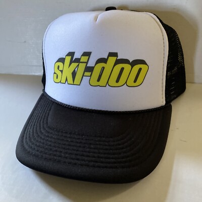 Vintage Ski-doo Hat Trucker Hat snapback Black Summer Cap Jet Ski