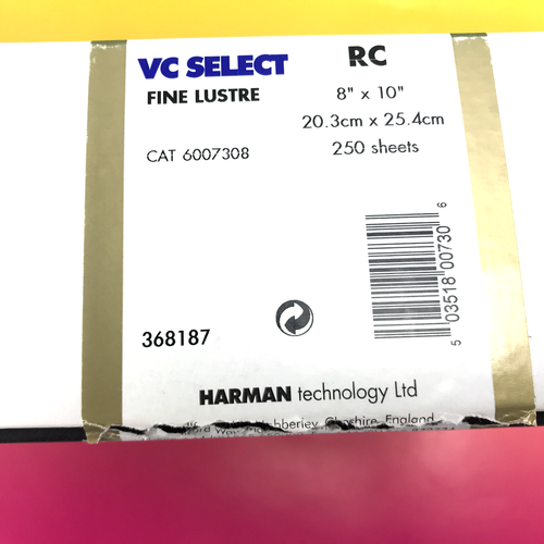 Kentmere Photographic  VC Select  Fine Luster Paper 8 x 10