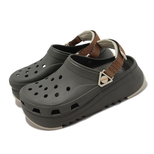 

Мужские повседневные сандалии унисекс без шнуровки Crocs Hiker Xscape Clog Dusty Olive 208365-3J5, Зеленый, Hiker Xscape Clog