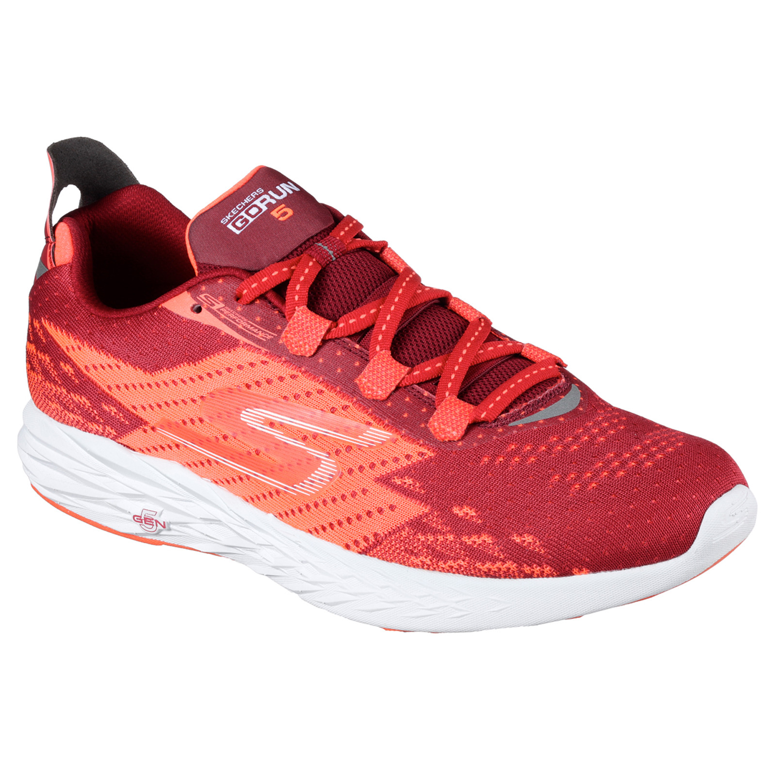 skechers go run 3 uomo rosse