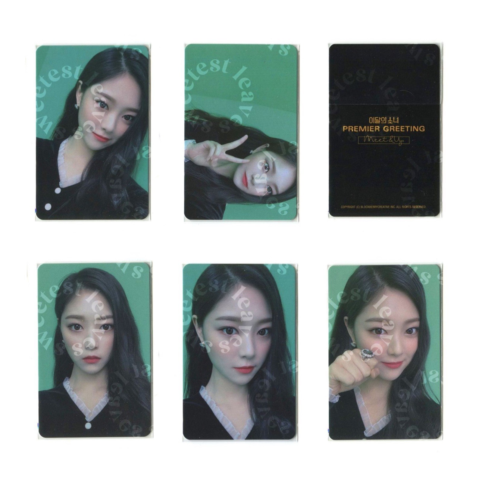 Loona Premier Greeting Meet&Up fan meet 2019 Hyunjin photocard