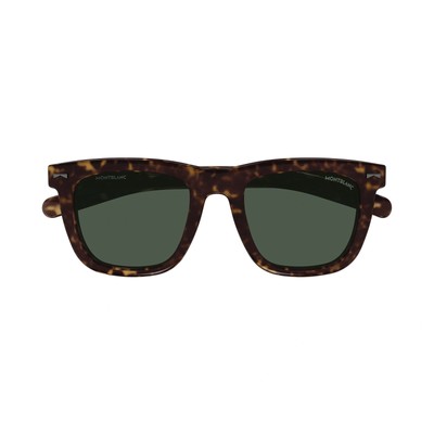 MONTBLANC MONT BLANC MB0226S-002 HAVANA HAVANA GREEN SUNGLASSES