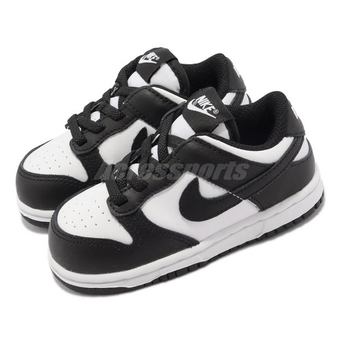 

Повседневная обувь для малышей Nike Dunk Low TDE Black White Panda CW1589-100, Белый, Dunk Low Tde