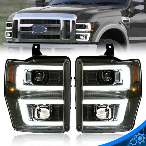 Для 2008-2010 Ford F250 F350 F450 F550 Сверхмощные проекторные фары LED Bar