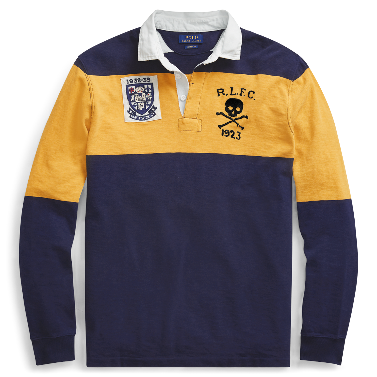 Mens Polo Ralph Lauren Classic Fit Cotton Rugby Shirt Navy Sizes L - XL NWT | eBay