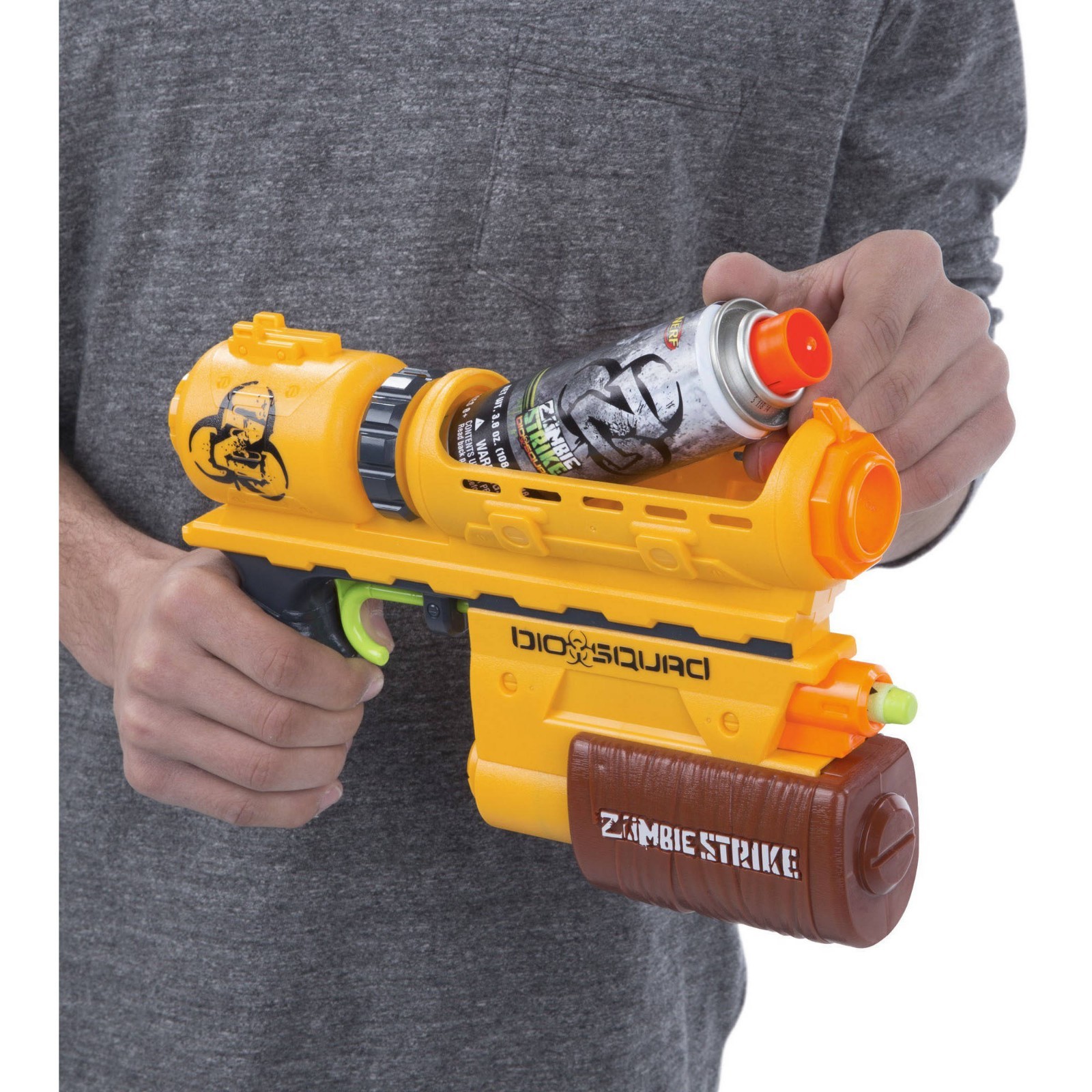 Nerf (Hasbro) New In Box Zombie Strike Biosquad ZR-100 Blaster