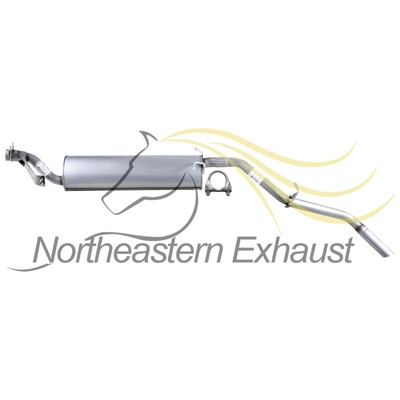 Stainless Steel Exhaust Muffler Tail Pipe fits: 2002-2004 Nissan XTerra 3.3L