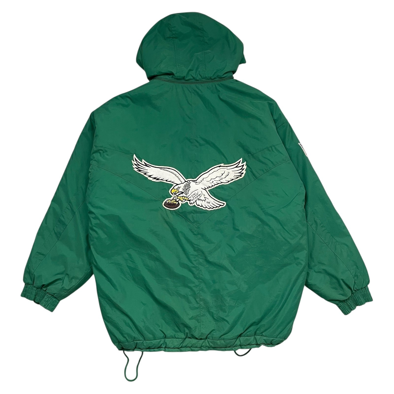 VTG 90s NFL PHILADELPHIA EAGLES APEX ONE PRO LINE HOODED