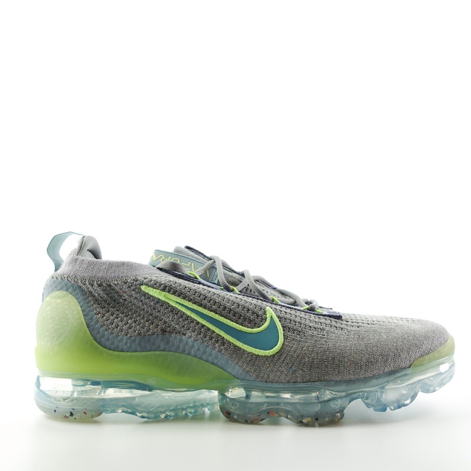 Nike Air Vapormax 2021 FK Flyknit Particle Grey Blue Green Nike Air Vapormax 2021 FK Flyknit Particle Grey Blue Green