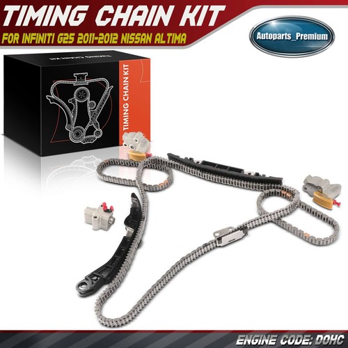 9x Engine Timing Chain Kit for INFINITI G25 2011-2012 Nissan Altima 2007-2014
