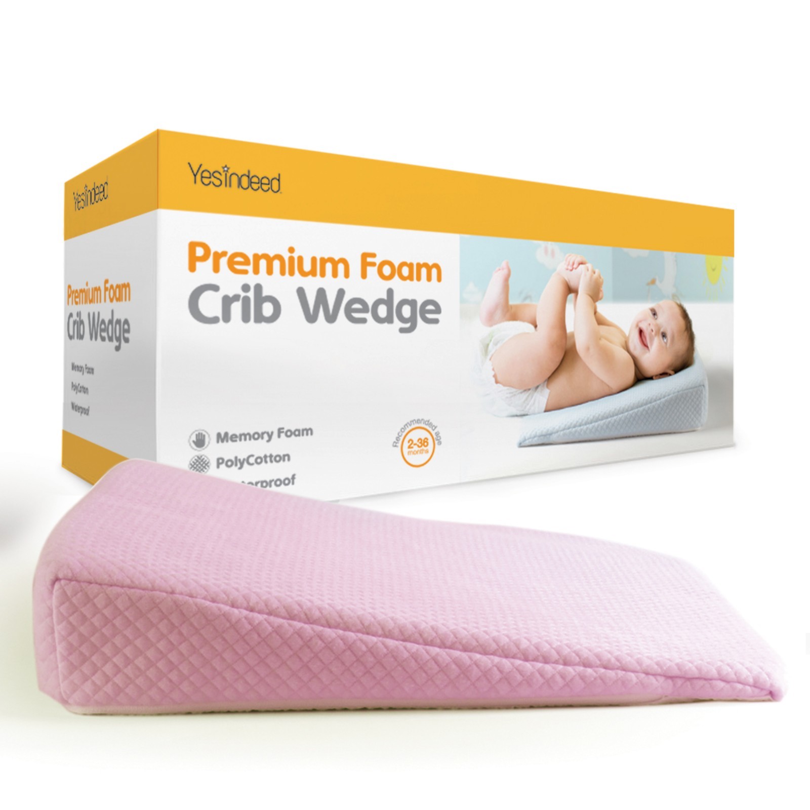 Soft Baby Sleeping Wedge Inclines Position To Reduce Colic Acid