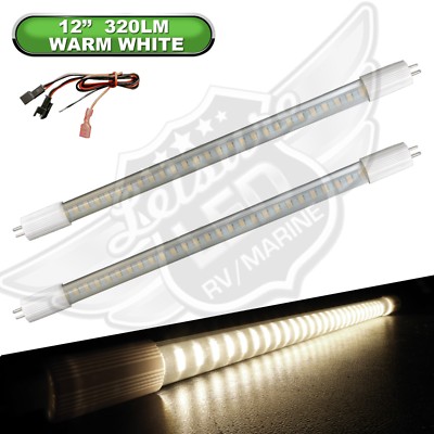 2 X 12 30V DC LED F8T5 Tube Light T5 12