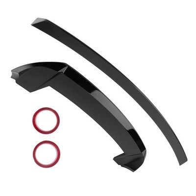 2pcs Rear Mid & Roof Spoiler Set fit for Jeep Grand Cherokee 2013-2021 Black