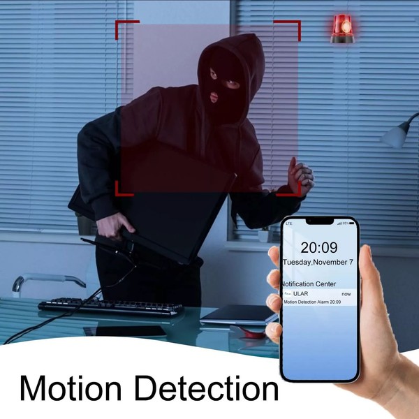 4K WiFi Spy Hidden Camera Nanny Camera Motion Detection Security Camera - Image 4