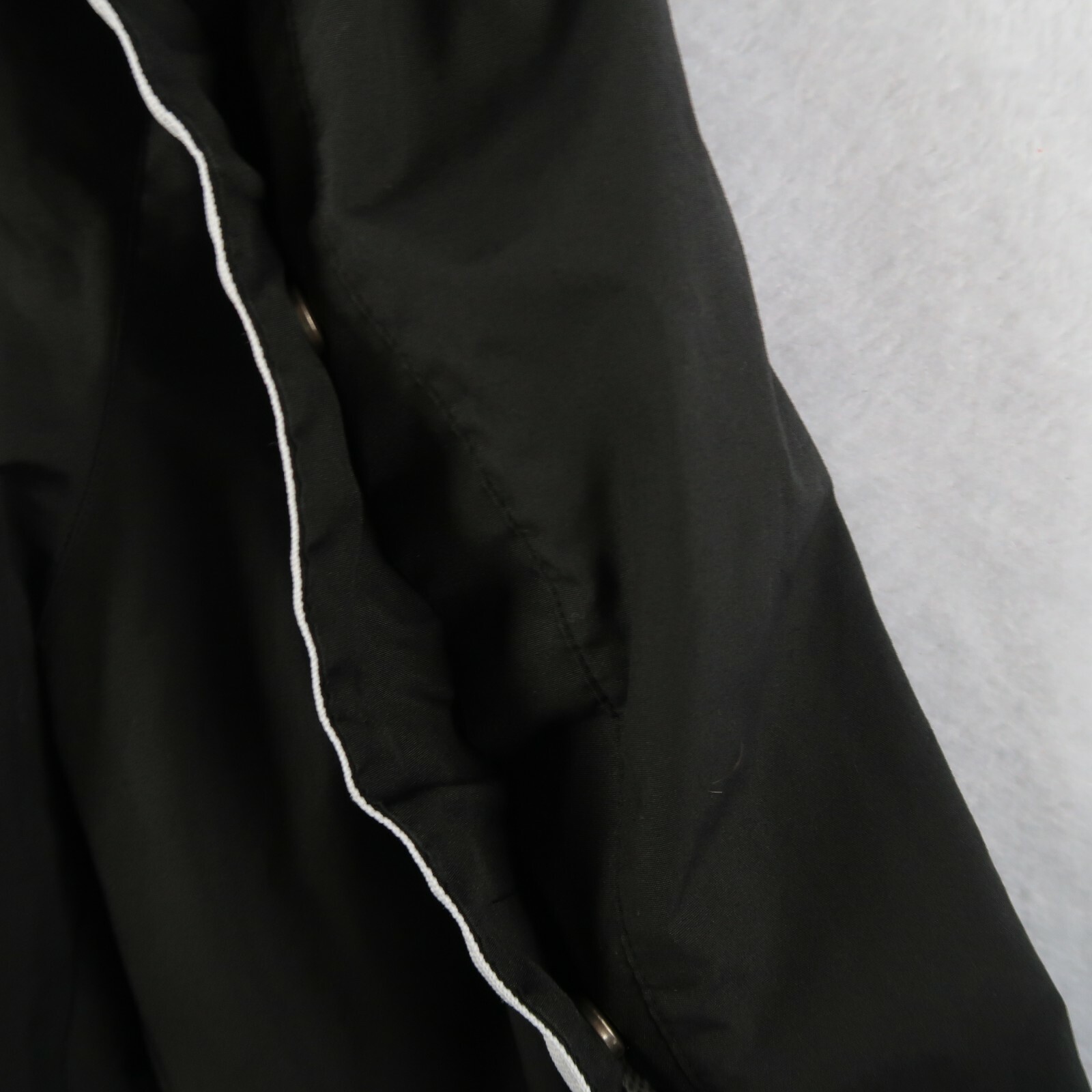 Adidas Boy's Polyester Mesh Lined Break Away Black Warm Up Wind Pants - Youth XL