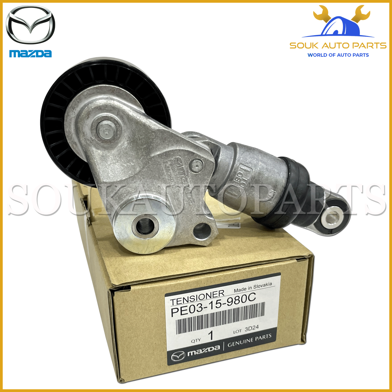 PE03-15-980C Genuine Mazda TENSIONER, BELT V PE0315980C OEM | eBay