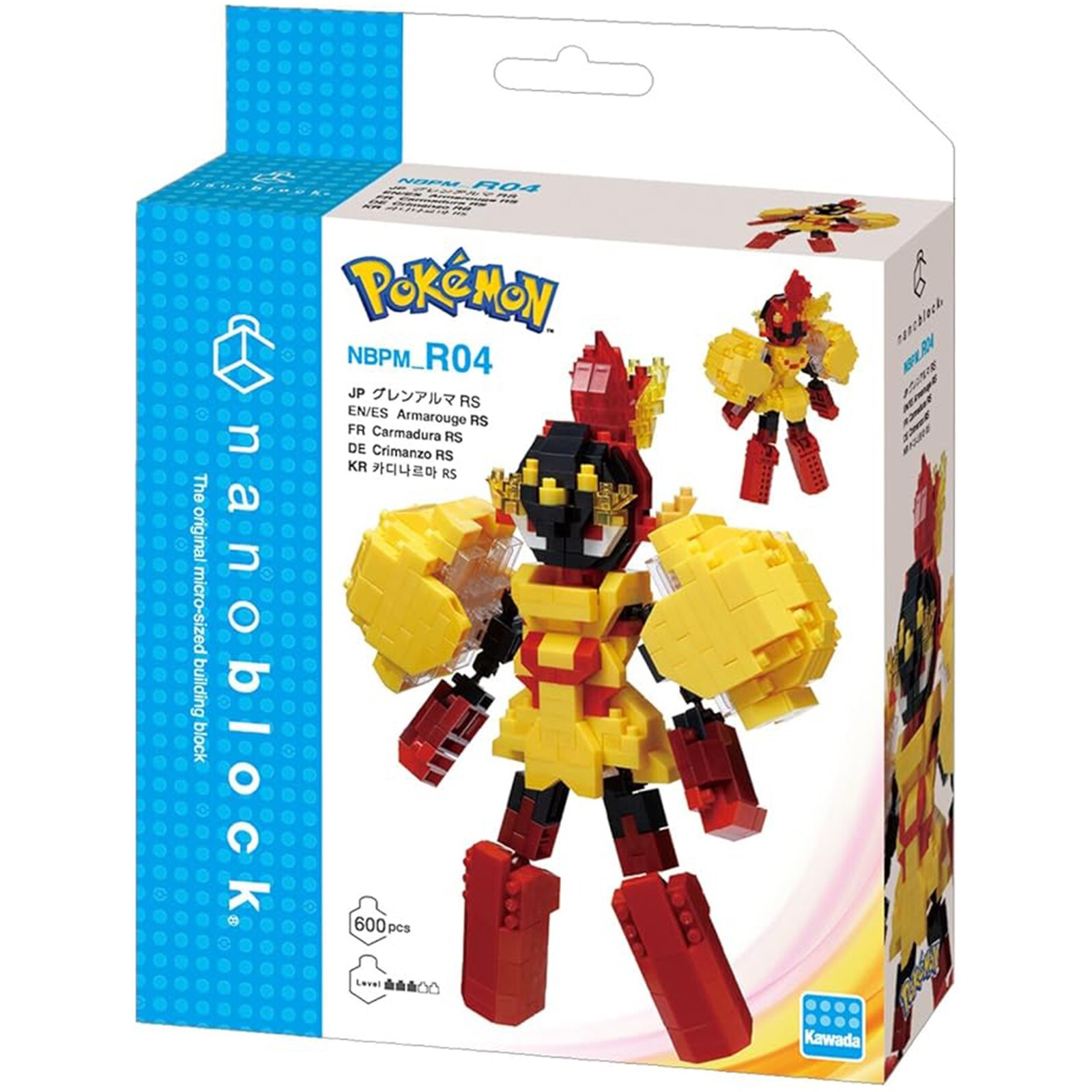 Набор для сборки наноблоков Kawada Pokemon Armarouge RS НОВЫЙ В НАЛИЧИИ