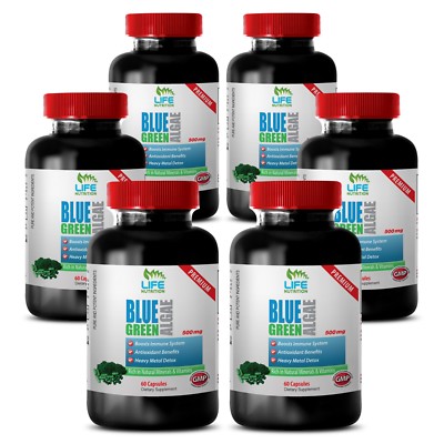 Balance Alkalinity Capsules - Blue Green Algae 500mg - Blue Algae Powder 6B