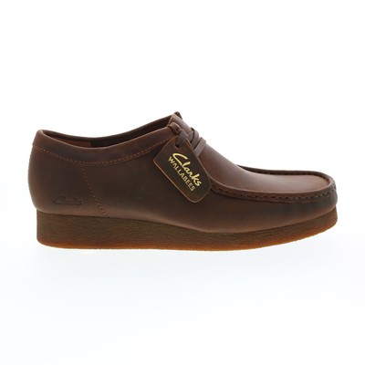 

Clarks Wallabee 2 26158272 Мужские коричневые кожаные ботинки Chukka со шнуровкой 8.5, Коричневый, Clarks Wallabee 2