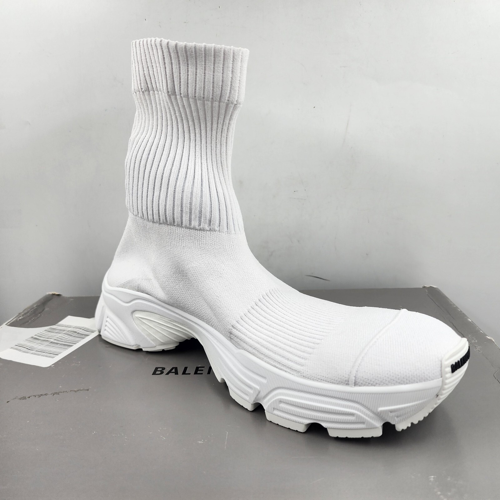 【BALENCIAGA】Speed 3.0 Sneakers Gray:White NEW IN BOX balenciaga speed 3.0 womens size 39 grey knit