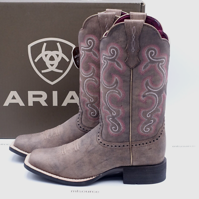 GroBe 6 5 Damen Ariat Schnellzieh Westernstiefel 10021616 Tack Room Schokolade