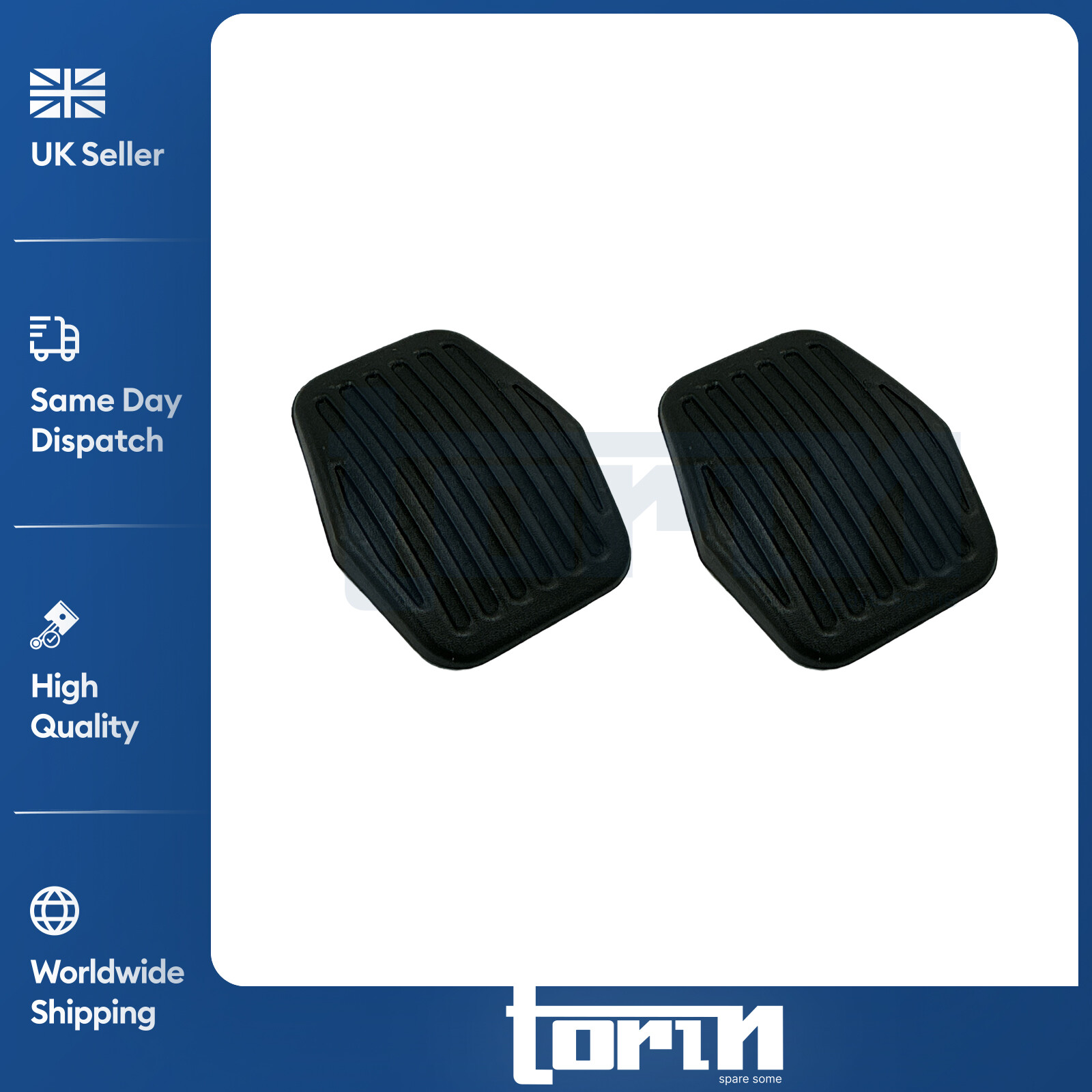 2X Brake Clutch Rubber Pedal Pad For Ford Kuga Focus Mk2 Mk3 C-Max 1234292