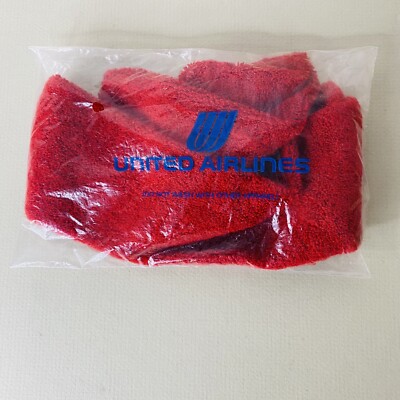 United Airlines First Class Amenity Socks New Old Stock NOS 1970's Vtg