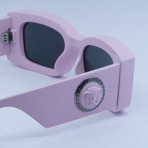 Pre-owned Versace Ve4474u 548587 Pink/dark Grey 52-20-140 Sunglasses Authentic In Gray
