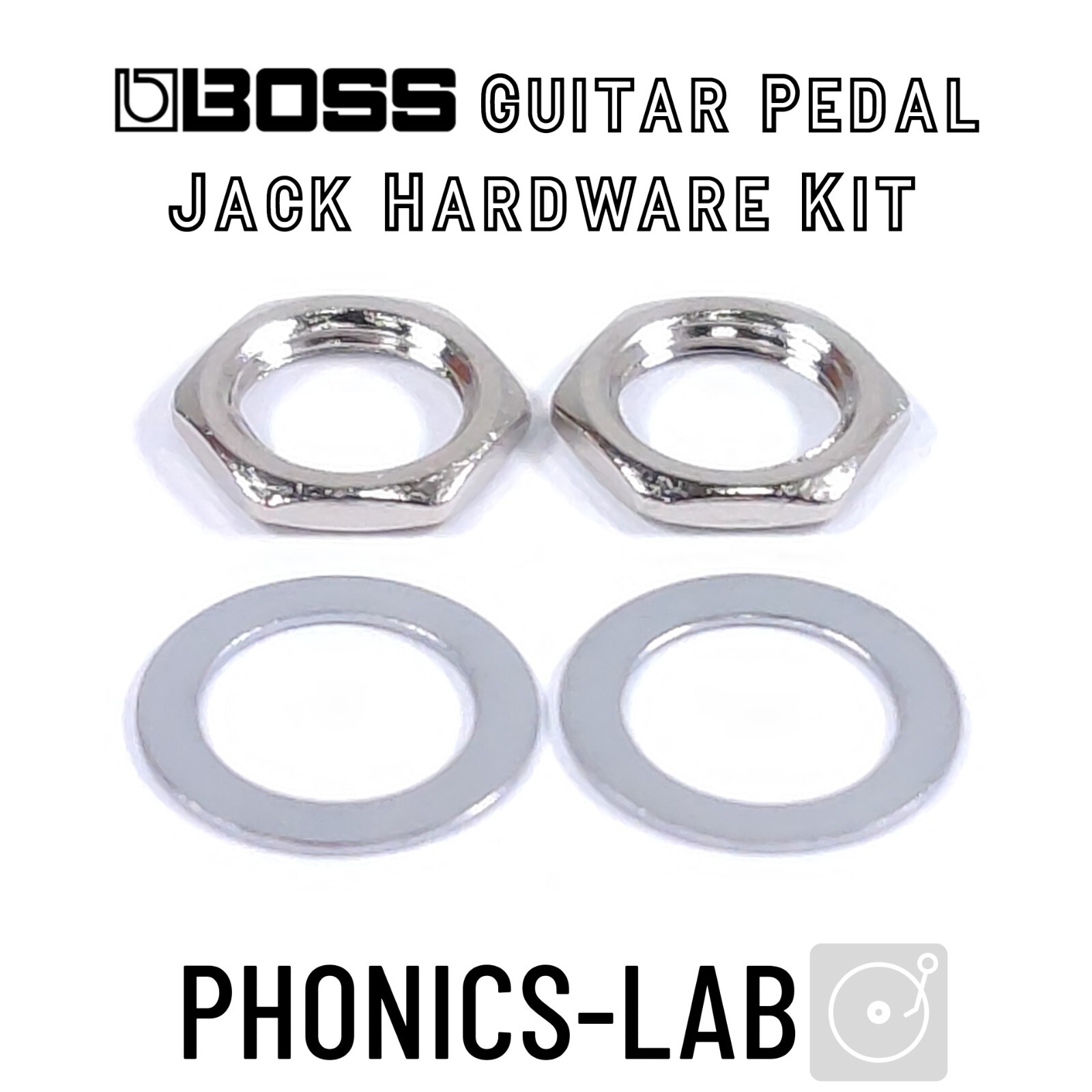 BOSS Guitar Pedal Jack Hardware Kit - Nut & Washer