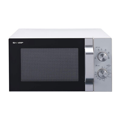 Sharp R204WA Mikrowelle Microwave 20 Liter 800 Watt 6 Stufen Timer Erwärmen 