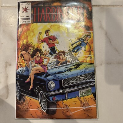 Harbinger #1 1992 White Pages 1st Appearance of Harbinger with Coupon -A4*