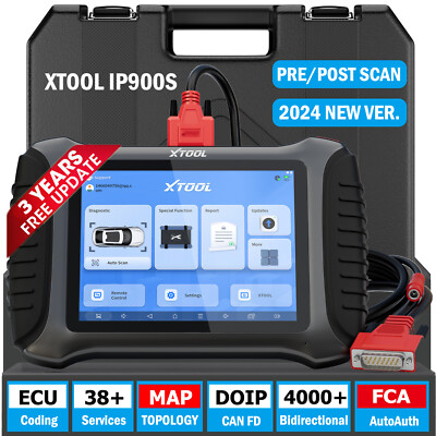 XTOOL IP900S Auto All System Diagnostic Scanner E.CU Coding K!EY Programming FCA