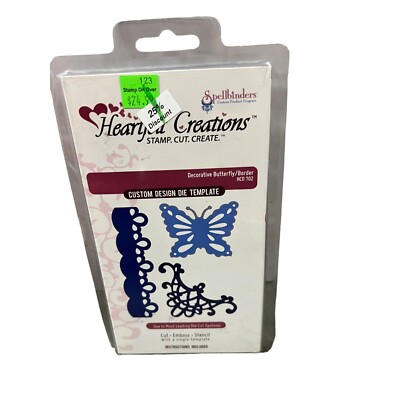 Spellbinders Heartfelt Creations Decorative Butterfly/Border Die Template HCD 70