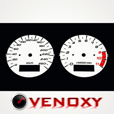 Suzuki GSX 1400 Fond de Compteur BLANC