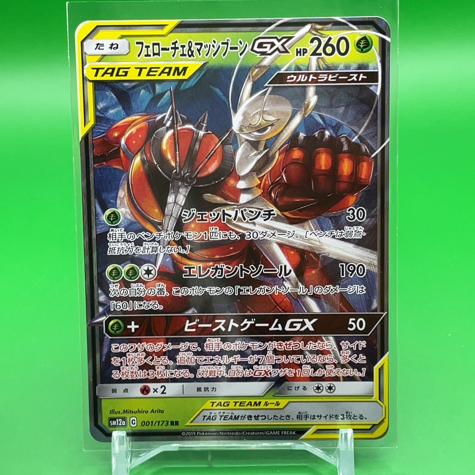 ポケモンカードゲーム Pheromosa & Buzzwole-GX Pheromosa & Buzzwole-GX 192/214 - Unbroken Bonds Holofoil