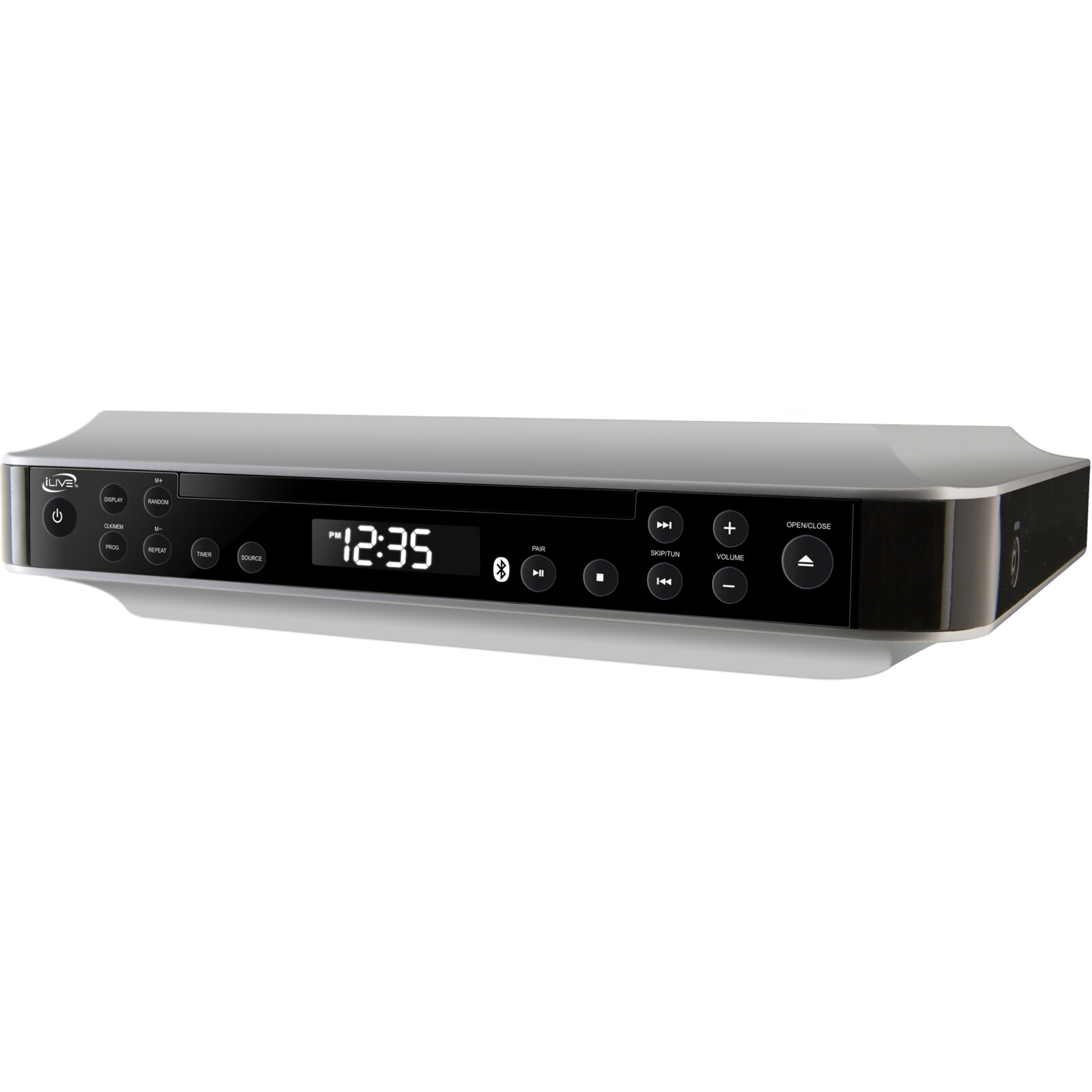 Wireless Bluetooth Under Cabinet Music System with CD Player