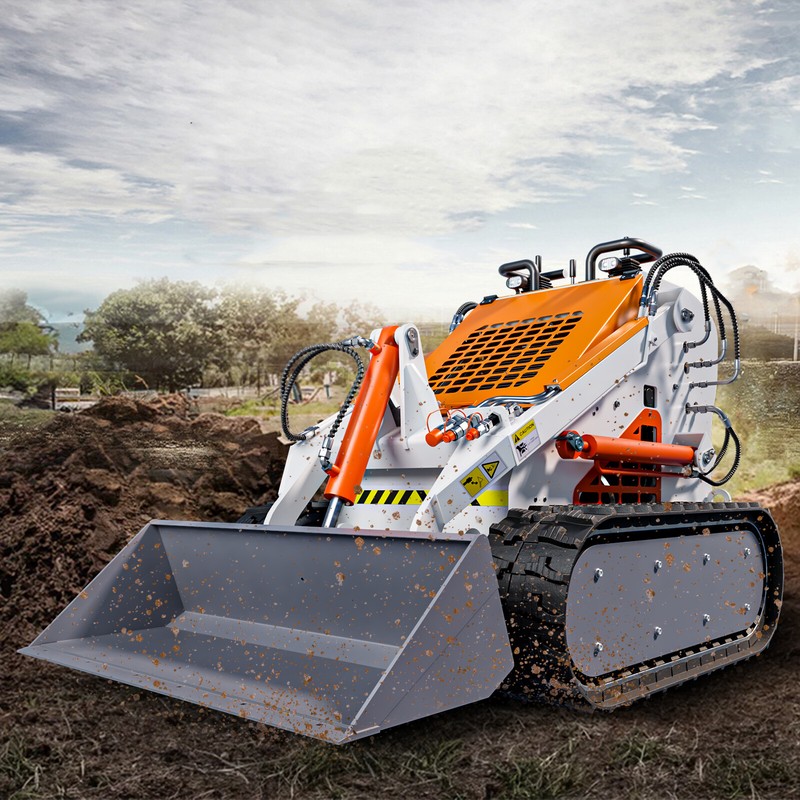 Free Shipping Mini Skid Steer Loader 23HP EPA Engine Mini