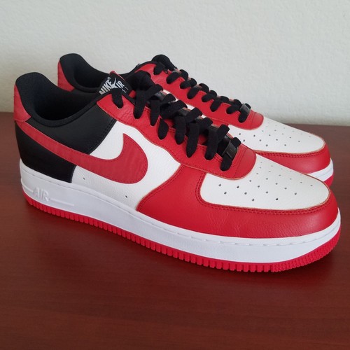Nike Air Force 1 Low NBY 'Nike By You' White/Red/Black Nike Air Force 1 Low NBY 'Nike By You' White/Red/Black