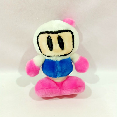 Bomberman White Shirobon Vintage Hudson Soft 1995 Plush Toy Doll 6.5'' Japan Game