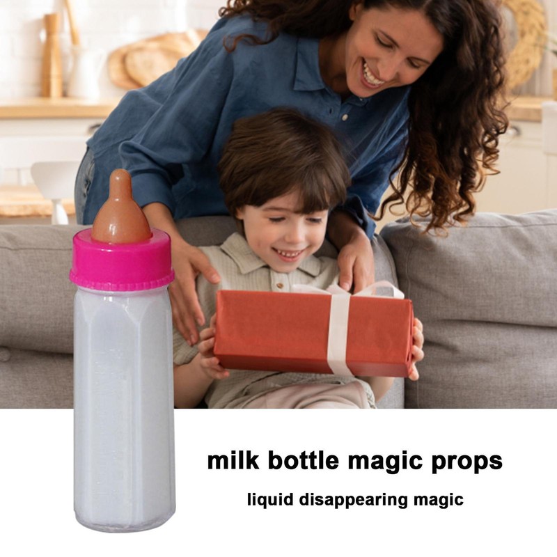 Mini Magic Dolls Feeding Bottle Toy Milk Bottle Liquid Disappearing