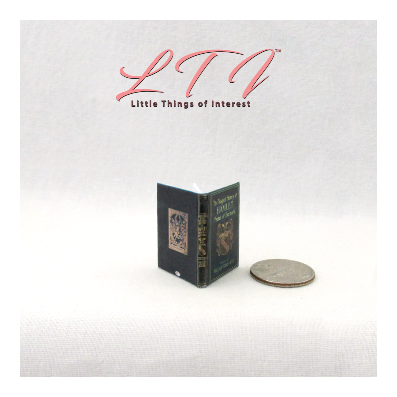 HAMLET A TRAGEDY Miniature 1:12 Scale Readable Book by William Shakespeare