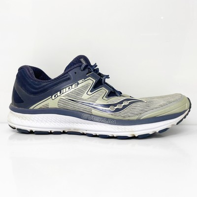 

Saucony Mens Guide ISO S20415-1 Серые кроссовки для бега Размер 9.5, Серый, Guide ISO